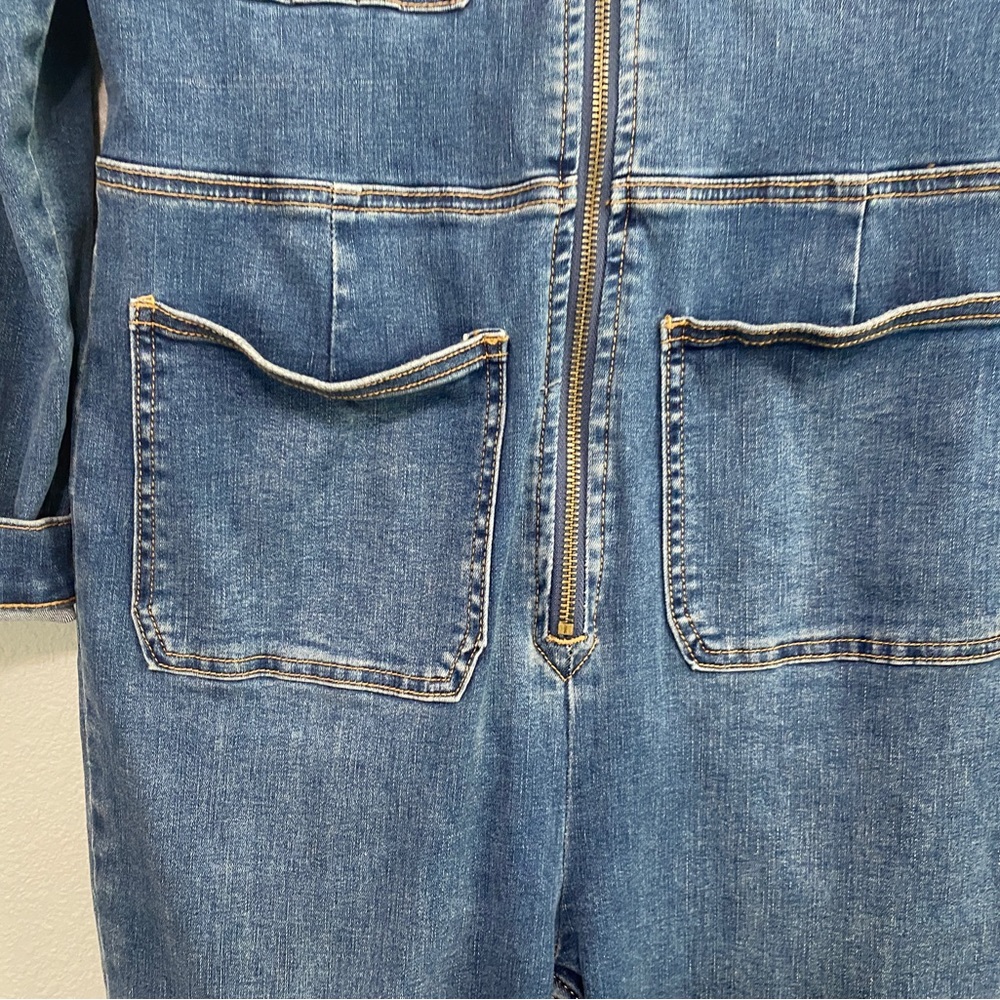 Free People Jean Jumpsuit